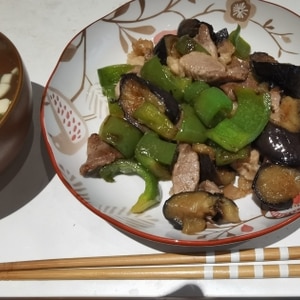 ウェイパーで☆豚肉となすの中華炒め